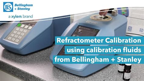 how to calibrate a refractometer with calibration fluid|bellingham refractometer calibration.